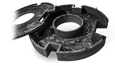 Углерод-углеродный нижний экран с крышкой – carbon-carbon lower screen with cover 