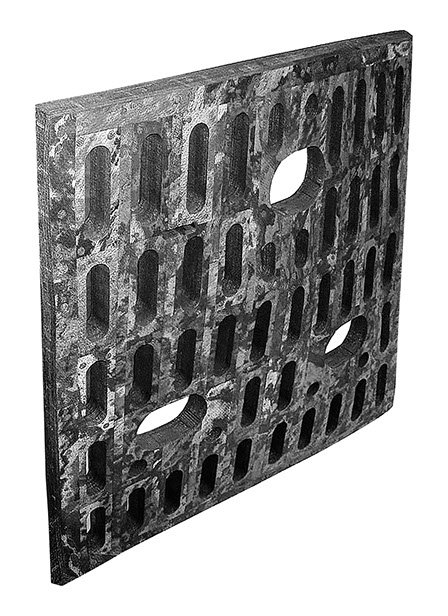 Пластина из УУКМ 900х700х20мм Carbon-carbon plate 900x700x20mm